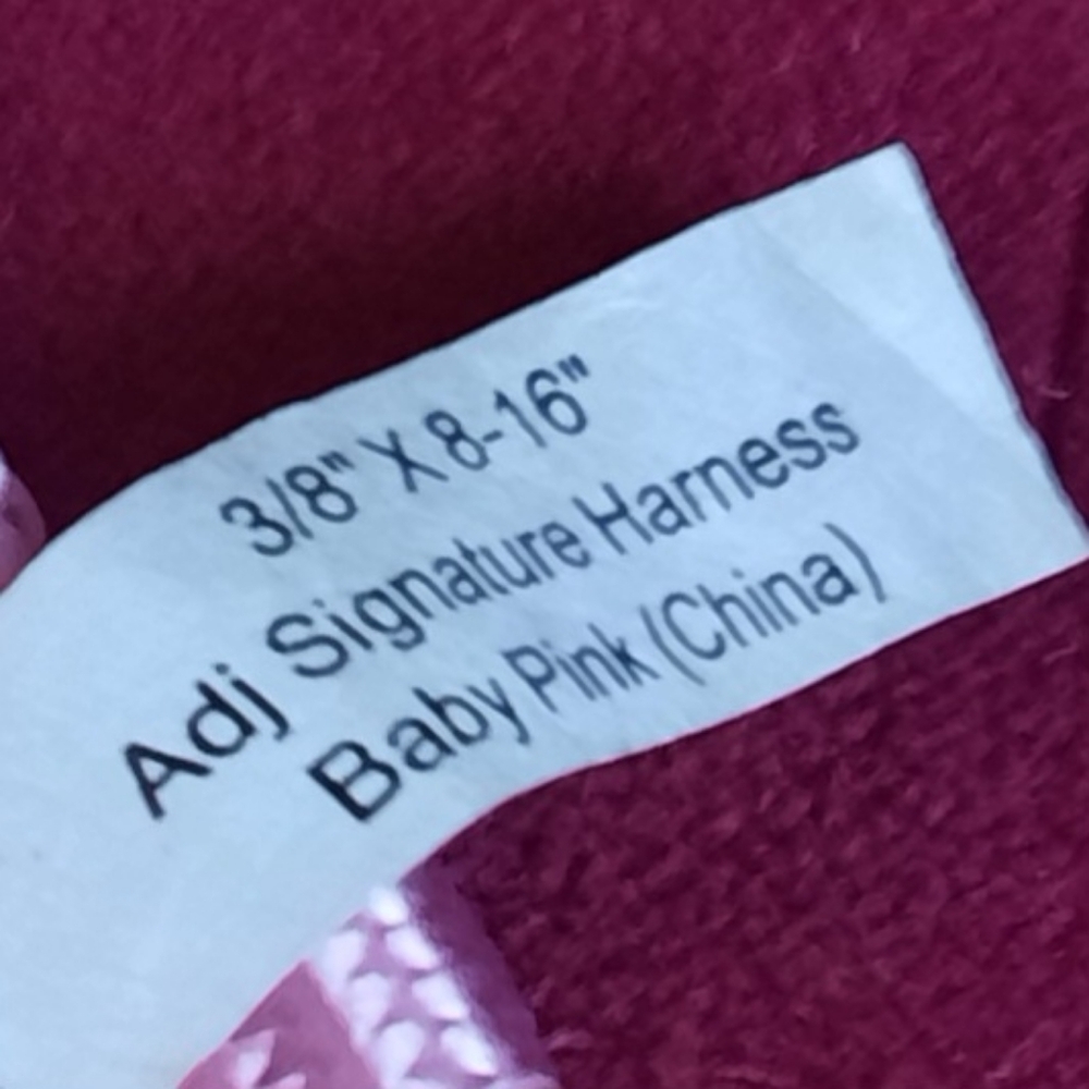 ๐ Pink Adjustable Cat ๐โโฌ Harness - Picture 2 of 5